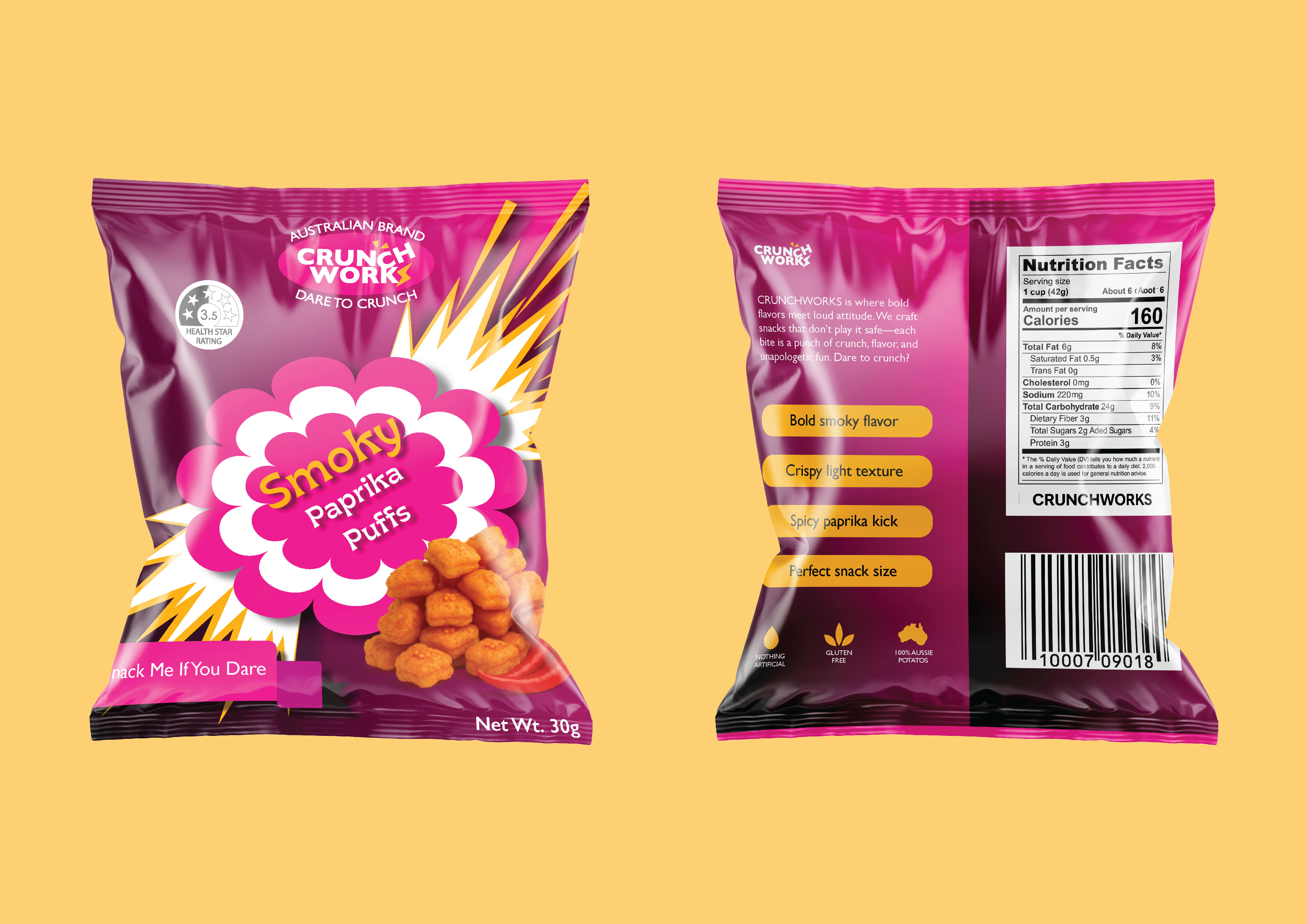 CRUNCHWORKS package design